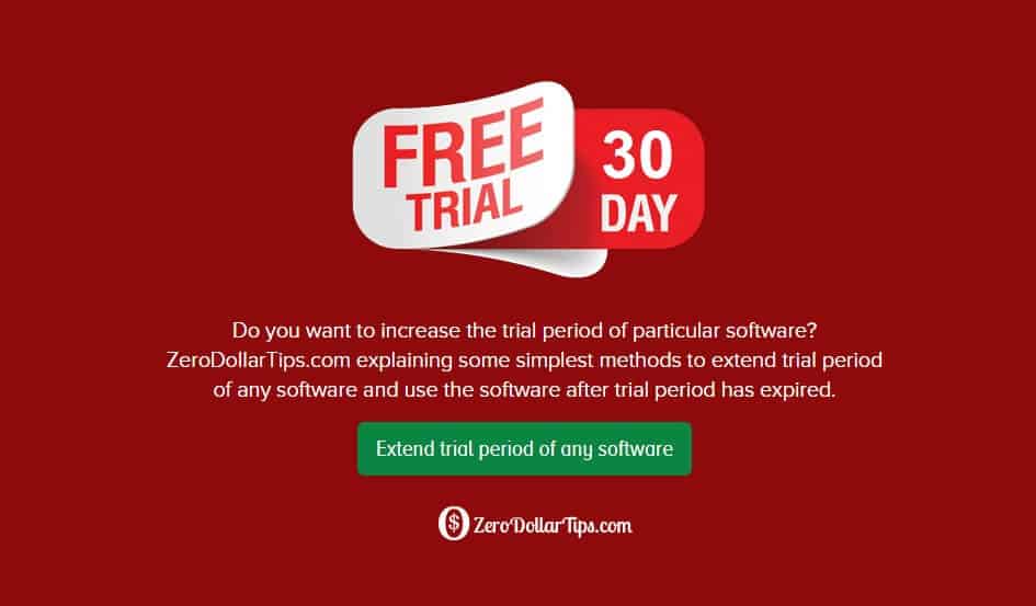 Top 4 Methods to Extend Trial Period of Any Software