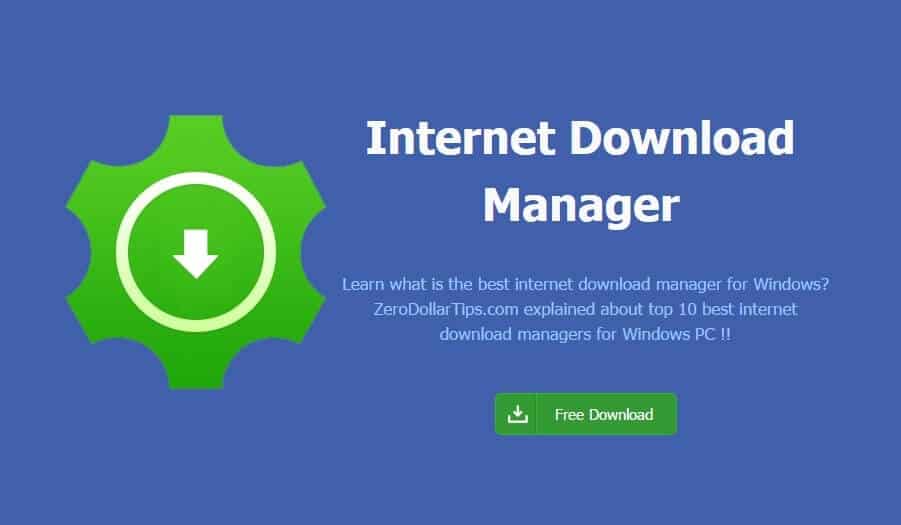 facebook internet download manager free download