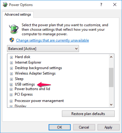 Kantine Joke livstid How to Enable Windows 10 USB Selective Suspend Setting