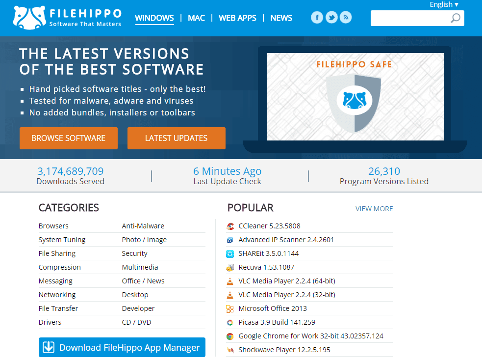filehippo free software download