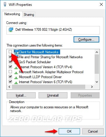 network error windows cannot access