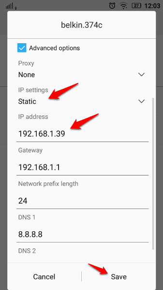 obtaining ip address problem in wifi hotspot