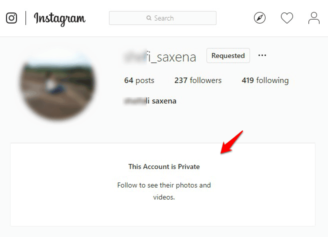 instagram follow request not working