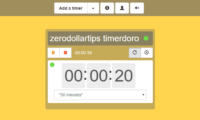 pomodoro technique timer for windows 10