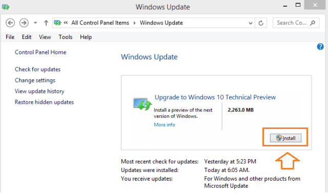 upgrade to windows 10
