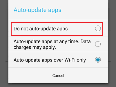 how to turn off automatic updates