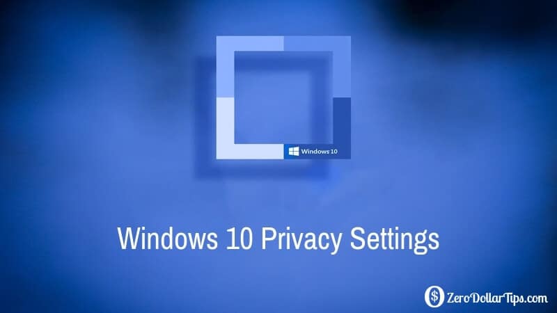 how to change windows 10 privacy settings