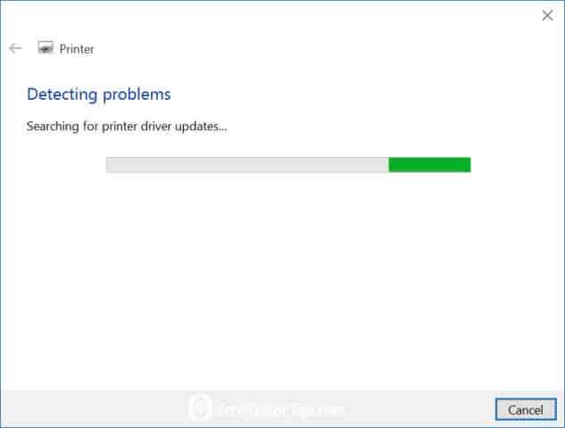 windows 10 printer problems