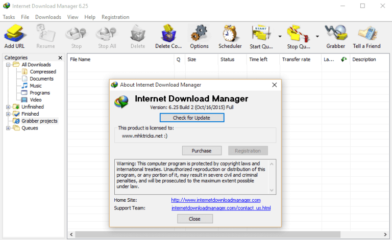 internet download manager free serial key 2016