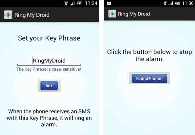 Ring My Droid