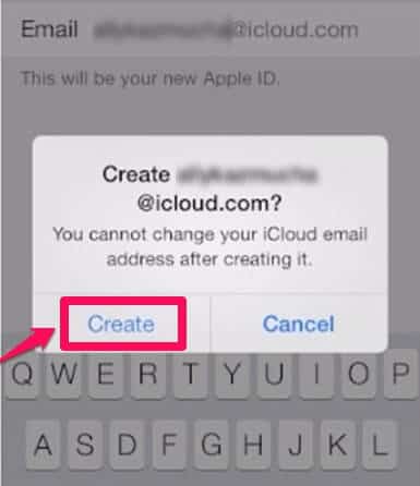how to create @icloud.com email address