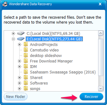 recover deleted hard drive files