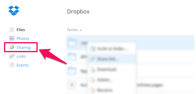 change the owner of a shared folder dropbox