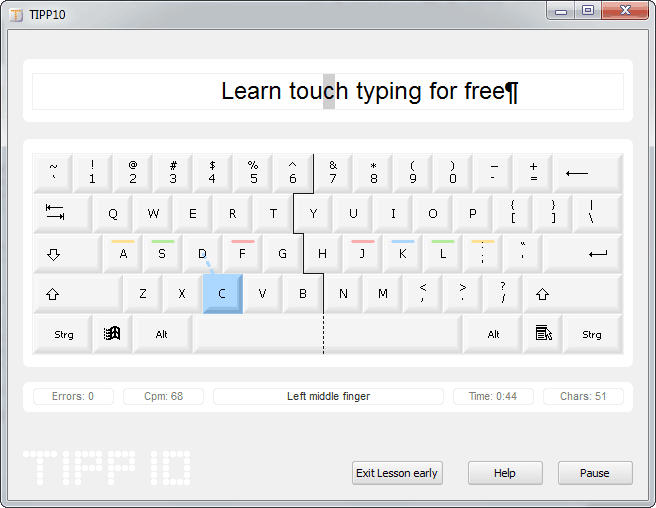 tipp10 free typing software