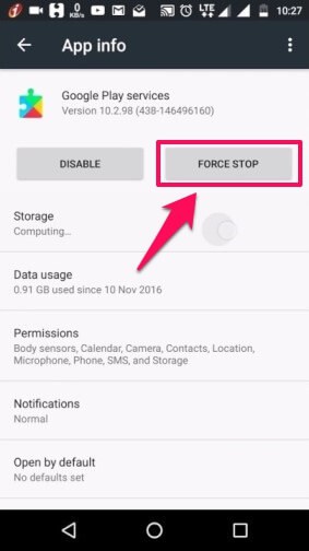how to stop google play services from draining battery