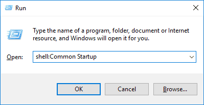 windows 10 startup folder
