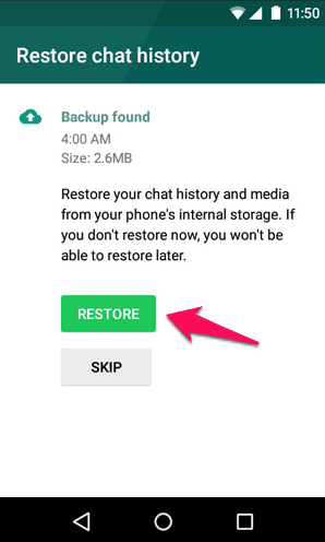 transfer whatsapp messages from iphone to android free