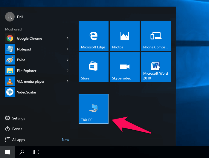 Where Is My Computer On Windows 10 Show My Computer On Desktop