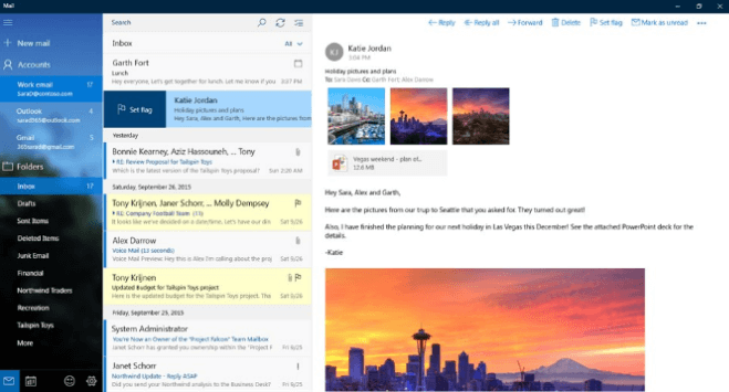mail for windows 10