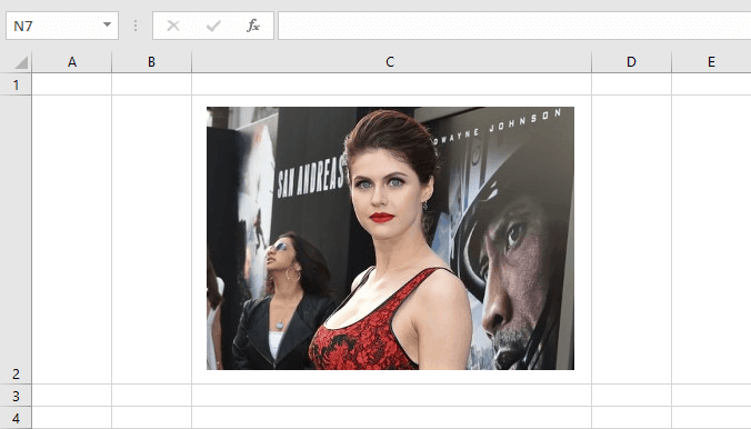 insert image into excel cell
