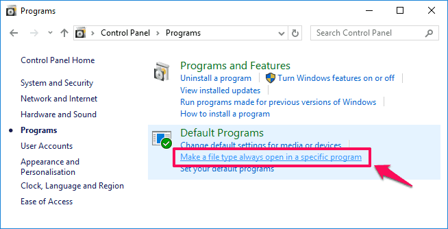 windows 10 file associations fix