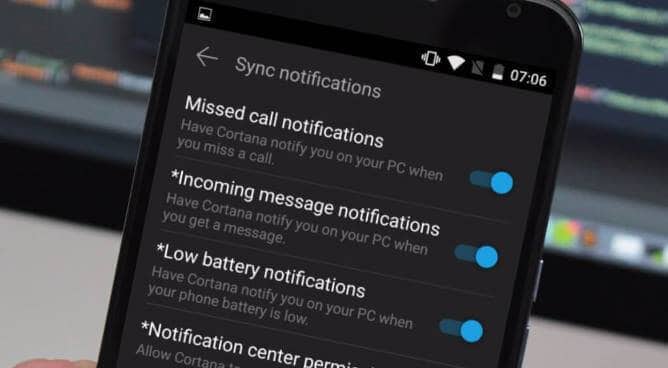 android notifications on windows 10