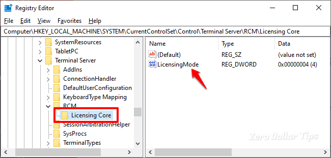 licensing mode for the remote desktop session host is not configured