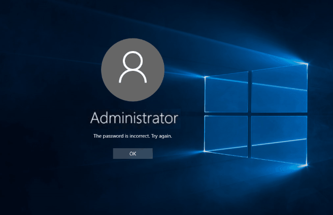 reset windows 10 administrator password