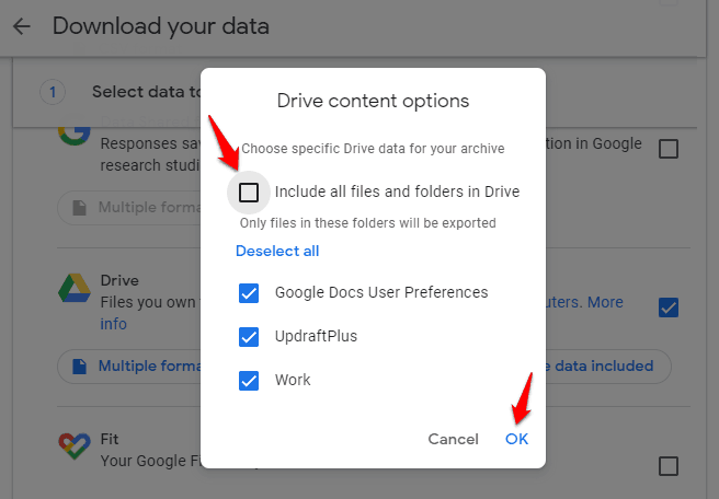 transfer files from google drive to another account
