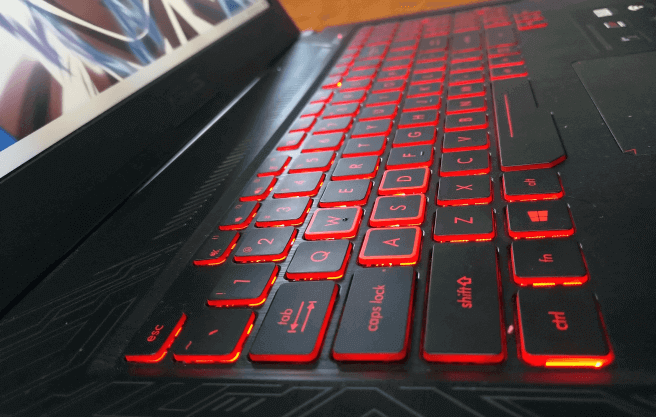 asus laptop keyboard backlight not working