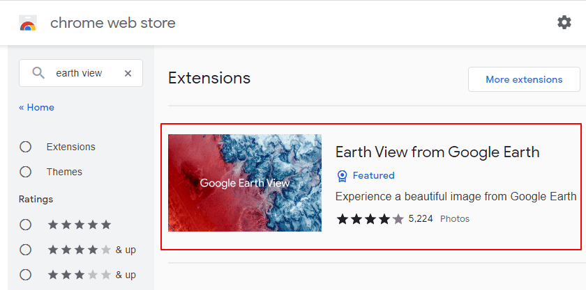 earth view from google earth